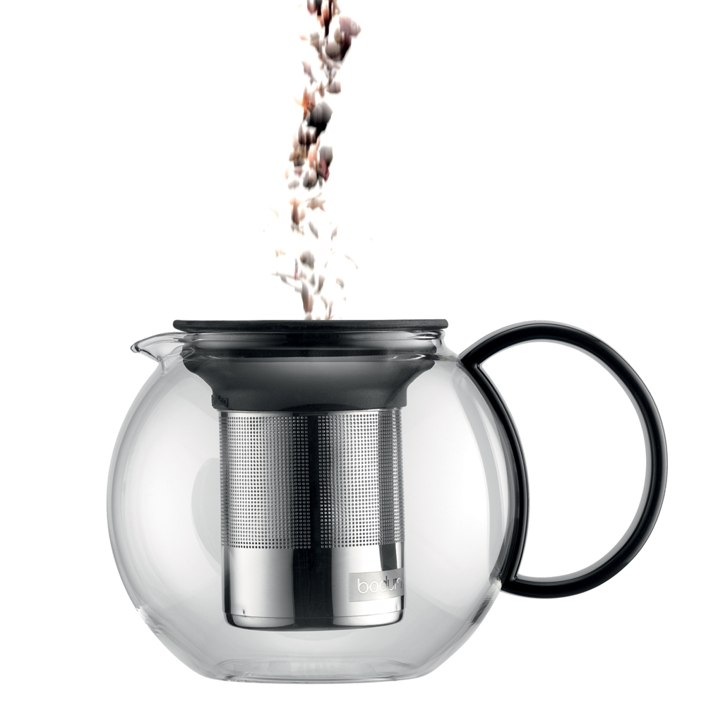 Bodum Assam Tea Press with S/S Filter 1L Black Peter's of Kensington