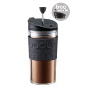 Bodum - Travel Press Coffee Maker w/Extra Lid Black 350ml