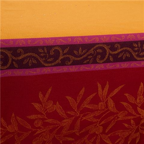L'Ensoleillade - Jacquard Olive Yellow Tablecloth 300x160cm