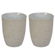 Robert Gordon - Granite Latte Cups White Granite Set 2pce