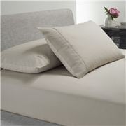 Bianca - Heston 300TC Fitted Sheet Combo Stone Queen 3pce