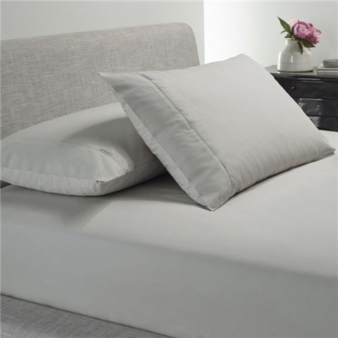 Bianca - Heston Fitted Sheet Set 300 Thread Count Silver King Single 2pce
