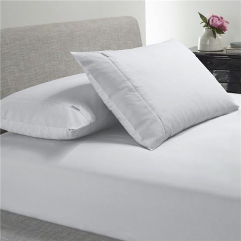 Bianca - Heston Fitted Sheet Set 300 Thread Count White King Single  2pce