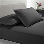 Bianca - Heston 300TC Fitted Sheet Combo Charcoal Double 3pc