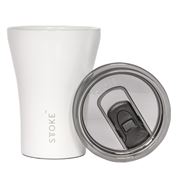 Sttoke - Reusable Coffee Cup Angel White 227ml