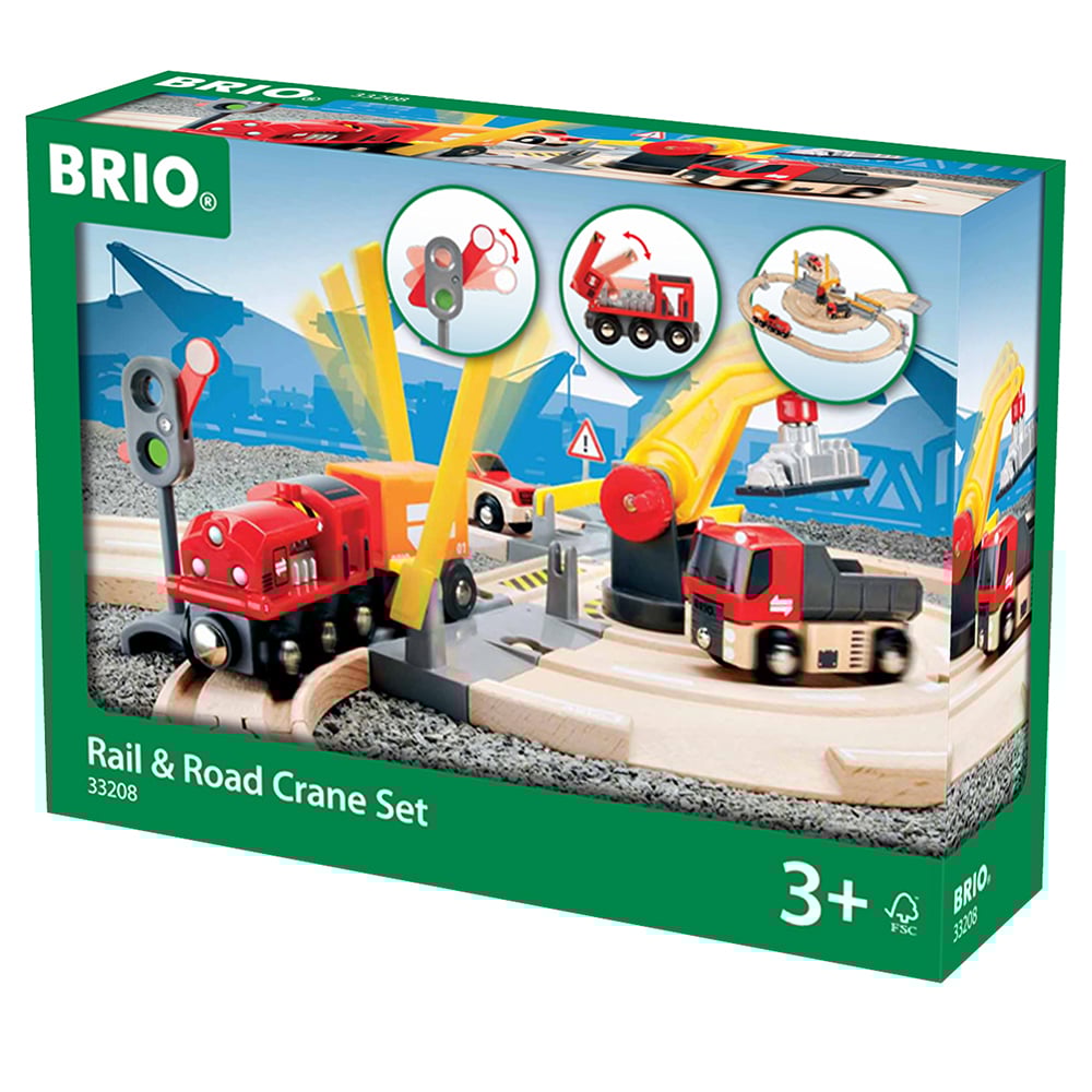 Brio Rail Road Crane Set 26pce Peter's of Kensington