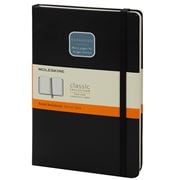 Moleskine - Classic Hard Cover Ruled Notebook Expanded L Blk