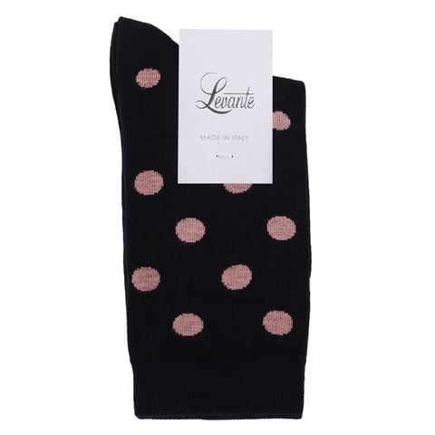 Levante - Gigi Spot Crew Socks Ink & Rose