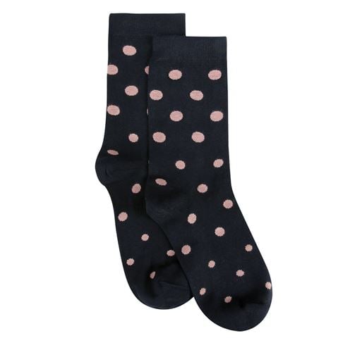 Levante - Gigi Spot Crew Socks Ink & Rose