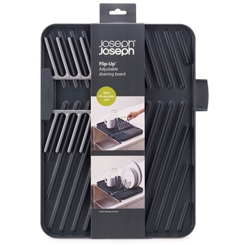 Joseph Joseph - Flip Up Adjustable Draining Board Grey