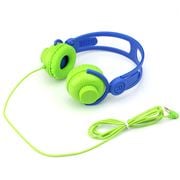 Cactus - On Ear Volume Control Kids Headphones Green/Blue