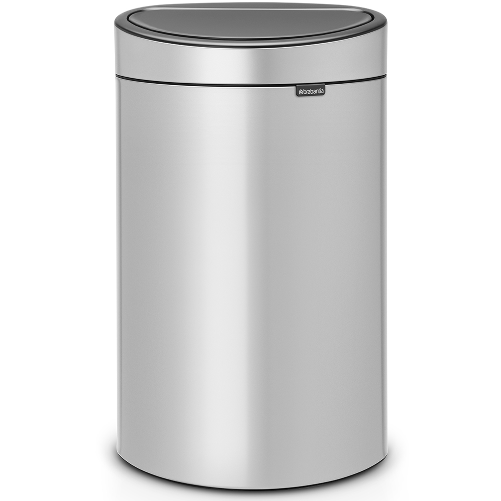 Brabantia Touch Bin Metallic Grey 40L Peter's of Kensington