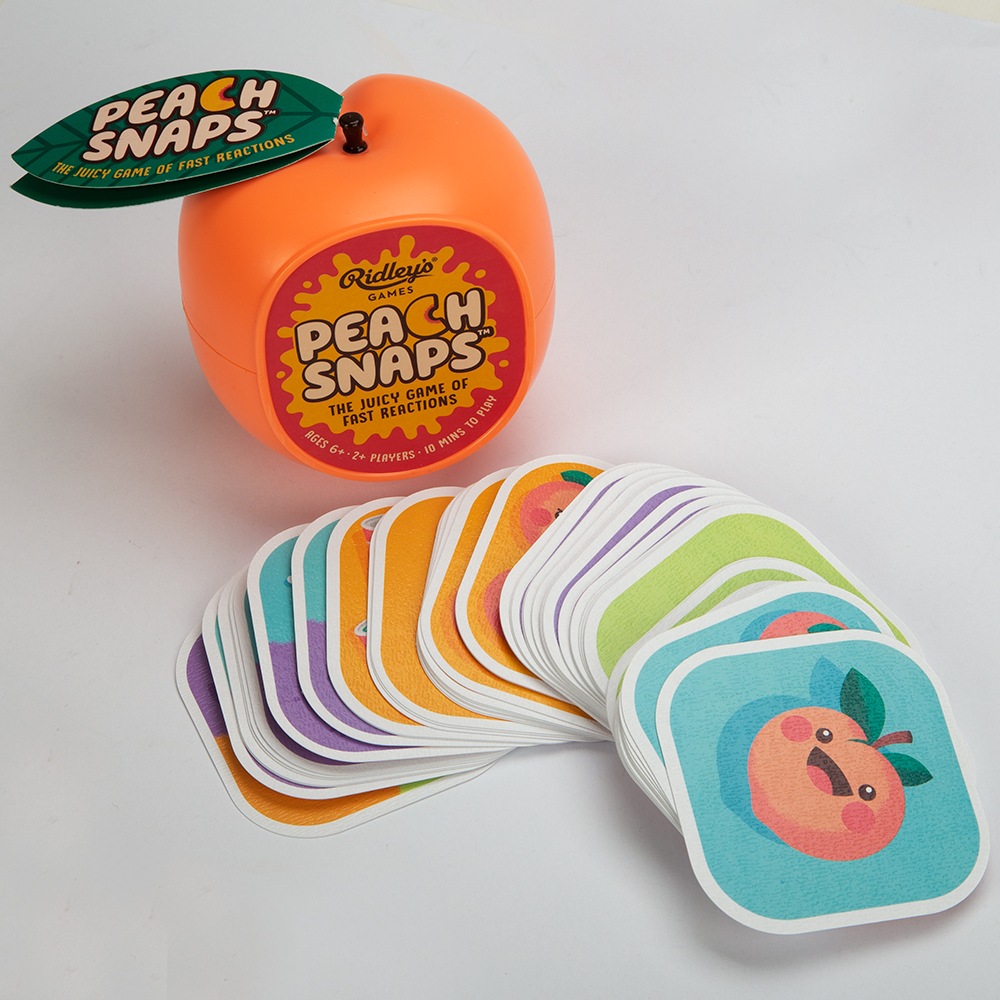 Ridley's Games kartenspiel Peach Snaps orange/pink 74-teilig 