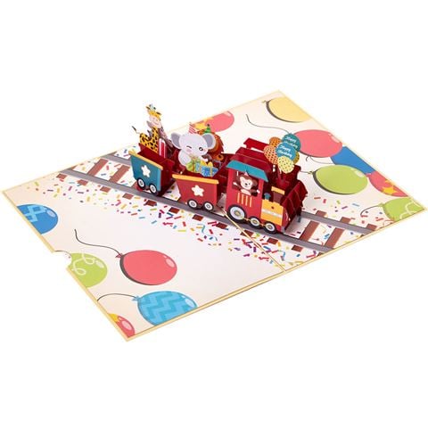 Colorpop - Birthday Train Card