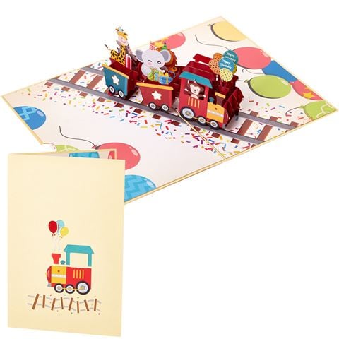 Colorpop - Birthday Train Card