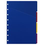 Filofax - Indicies A5 Notebook Refill Brightly Set 4pce