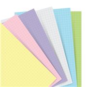 Filofax - Squared Paper A5 Notebook Refill Pastel 60pce
