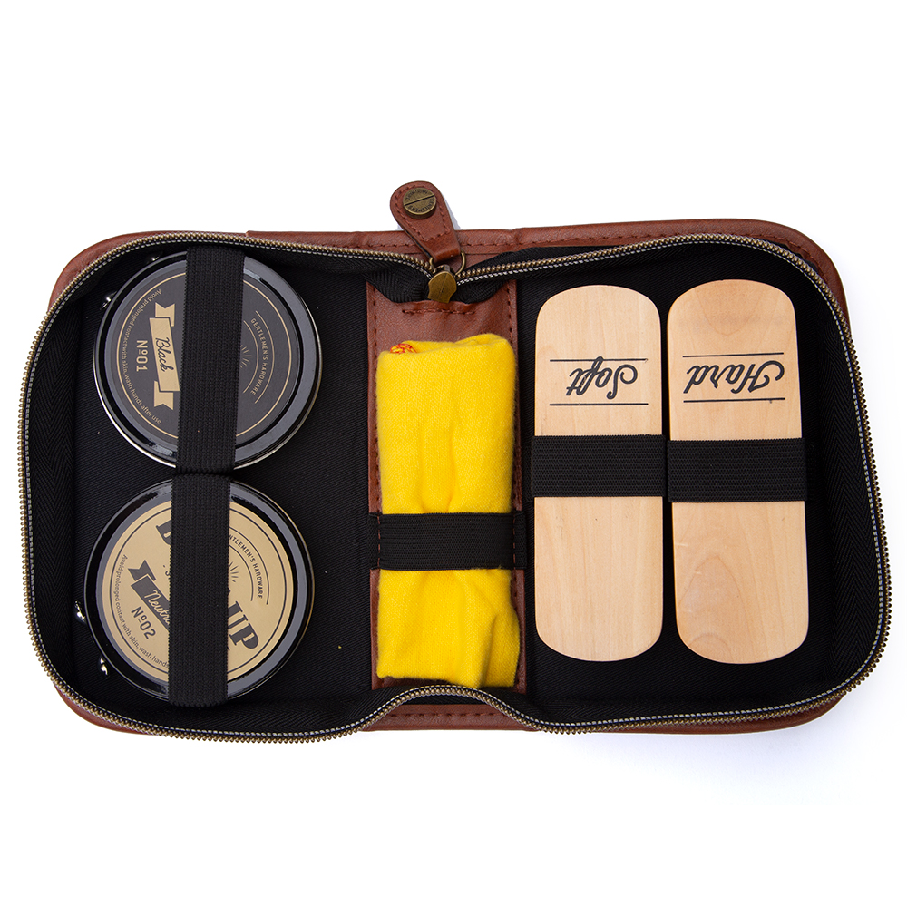 gentlemen's hardware shoe shine kit