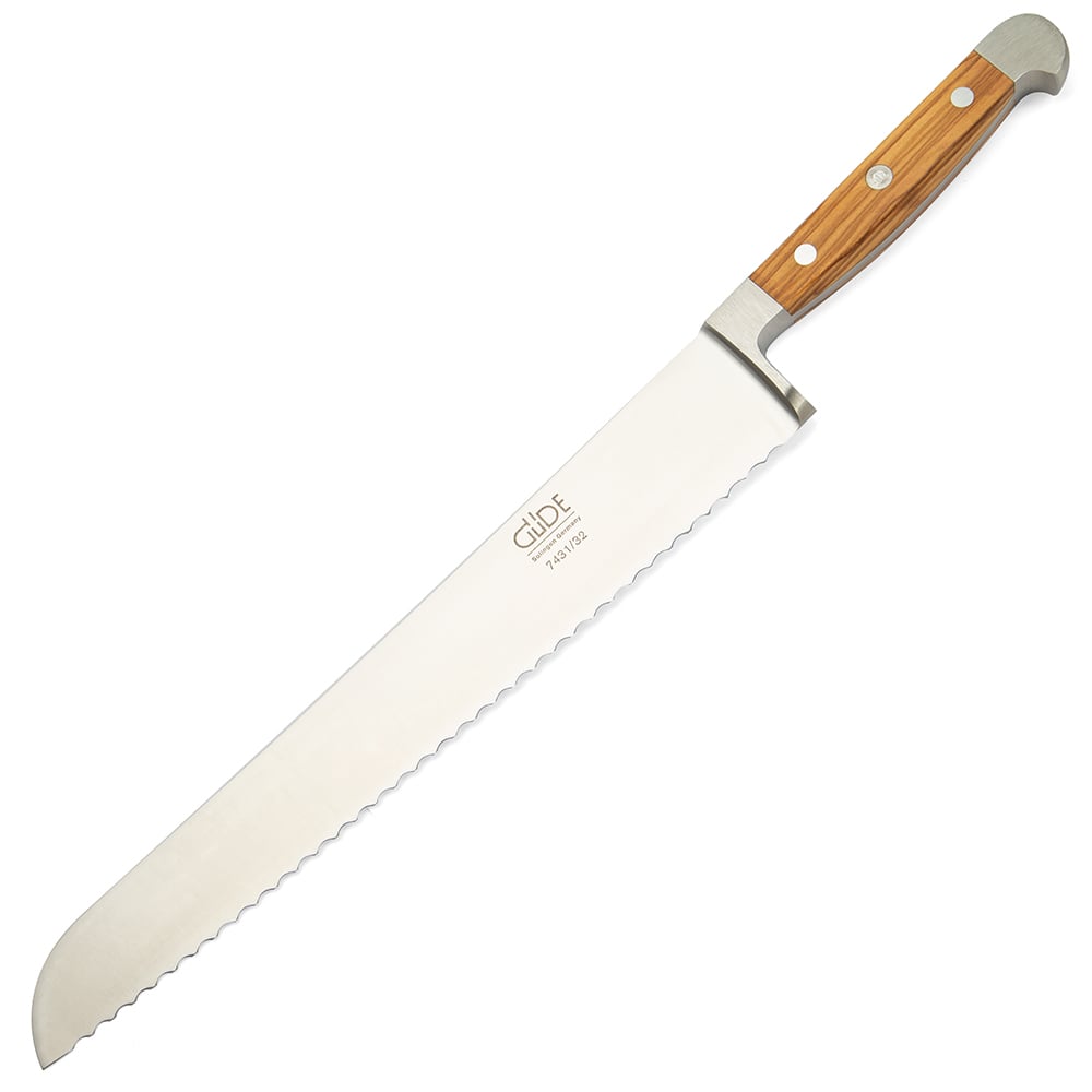 Gude Franz Gude Olive Bread Knife 32cm Peter's of Kensington