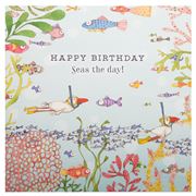 Affirmations - Happy Birthday Seas The Day Greeting Card
