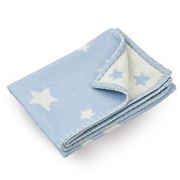 Halcyon Days - 100% Cashmere Baby Blanket Blue