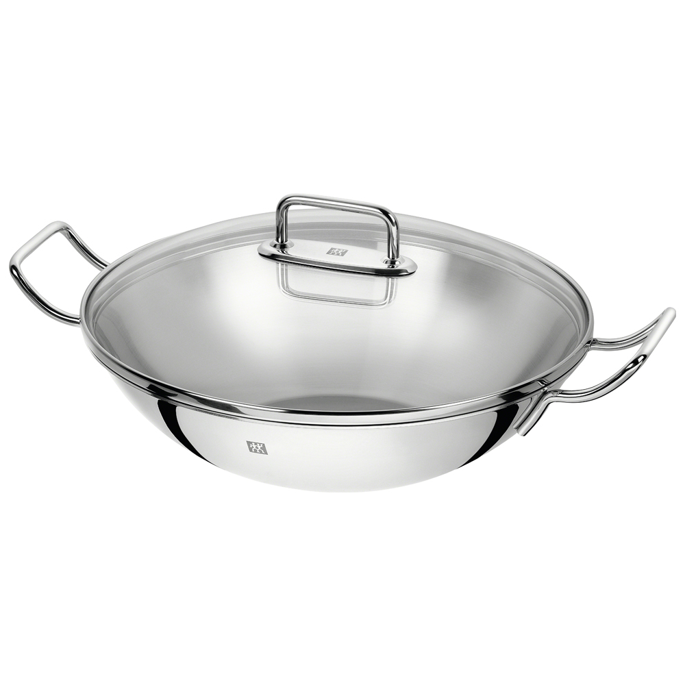 NEW Zwilling Plus Wok with Rack & Lid 32cm