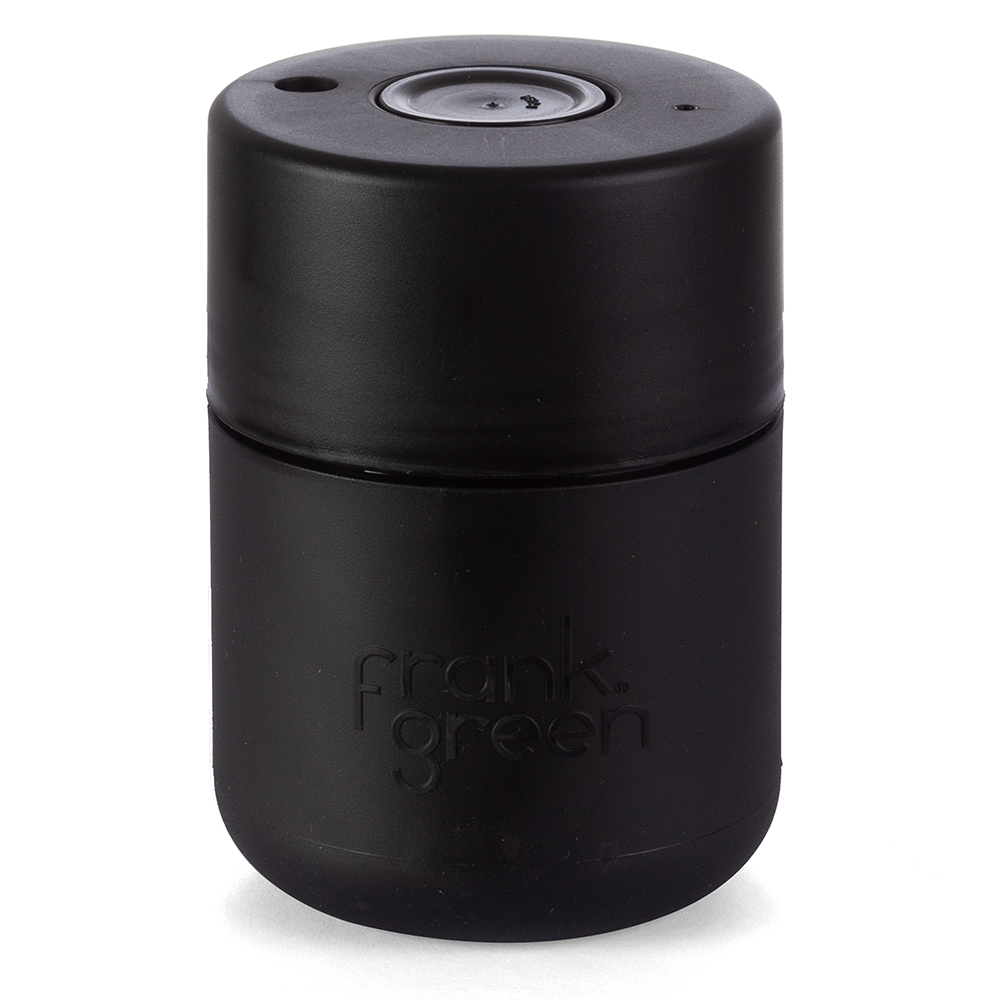 Frank Green Original Reusable Cup Black 230ml. Peter's of Kensington