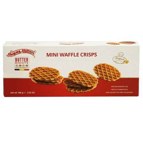 Belgian Butter - Mini Waffle Crisps 100g