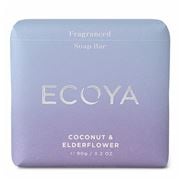Ecoya - Coconut & Elderflower Fragranced Soap Bar 90g