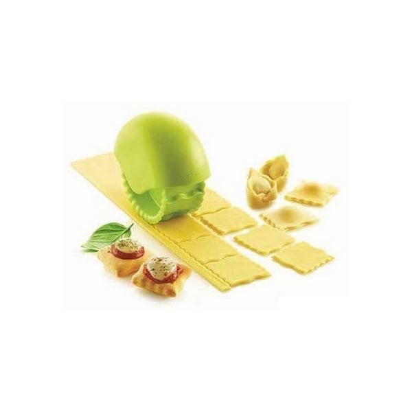 Mini Pizzas and Ravioli Silikomart Snack N Roll Easy-to-use Roller Design Crackers Plastic Made in Italy Innovative Dough Cutting Tool for Creating Appetizers 