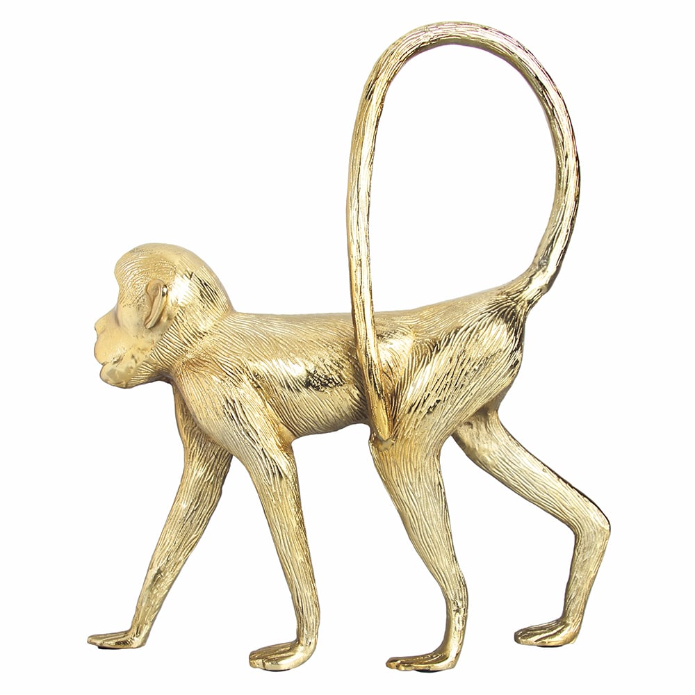 Klever - Monkey Statue Gold | Peter's of Kensington