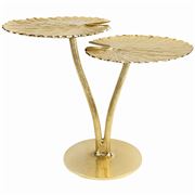 Klever - Water Lily Leaf Table Gold