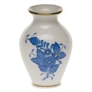 Herend - Chinese Bouquet Blue AB Small Vase With Lip