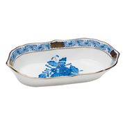 Herend - Chinese Bouquet Blue AB Narrow Pin Dish