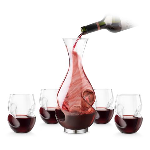 undefined | Final Touch L'Grand Conundrum Aerator Decanter Set 5pce