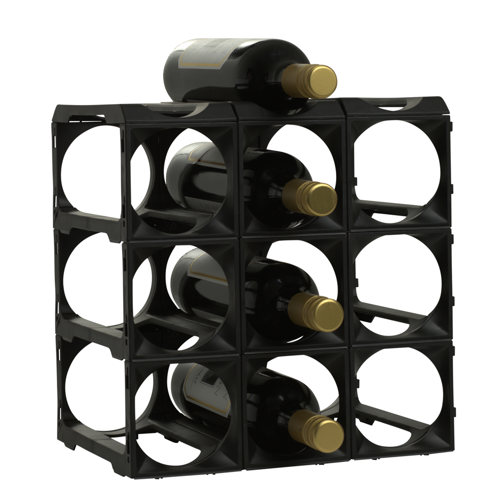 Stakrax Modular Wine Storage Kit 12 Bottle Black Peter S Of
