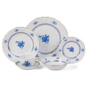 Herend - Chinese Bouquet Blue AB Place Setting 6pce