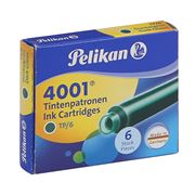 Pelikan - Ink Cartridge Set Dark Green 6pce