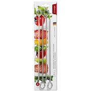Triangle - Stainless Steel Skewer Set w/Round Handles 4pce