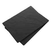 The Just Slate Company - Slate Rectangle Placemat Set 2pce