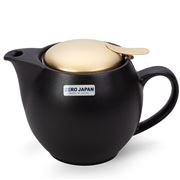 Zero Japan - Teapot Nobu With Golden Lid Black 450ml