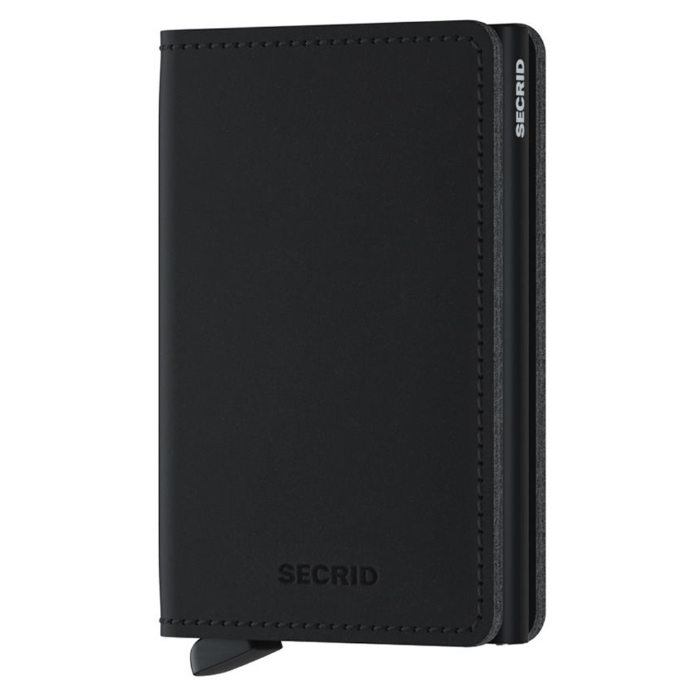 Secrid - Black Vegan Leather Soft Touch Slim Wallet | Peter&#39;s of Kensington