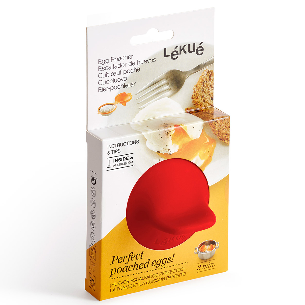 Lekue Egg Poacher Red Peter's of Kensington