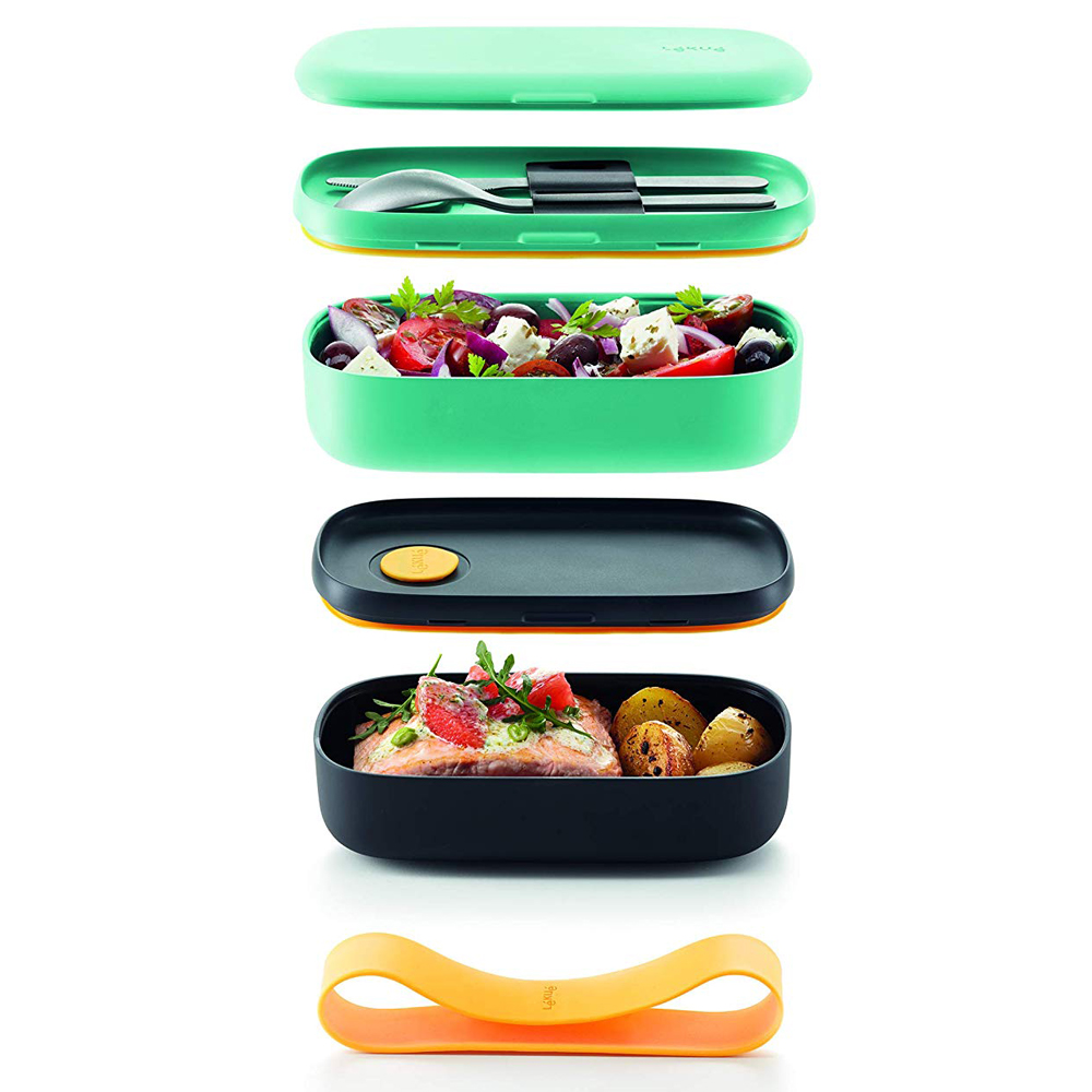Lekue - Lunch Box To Go Turquoise | Peter's of Kensington