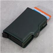 Secrid - Original Green Leather Twin Wallet