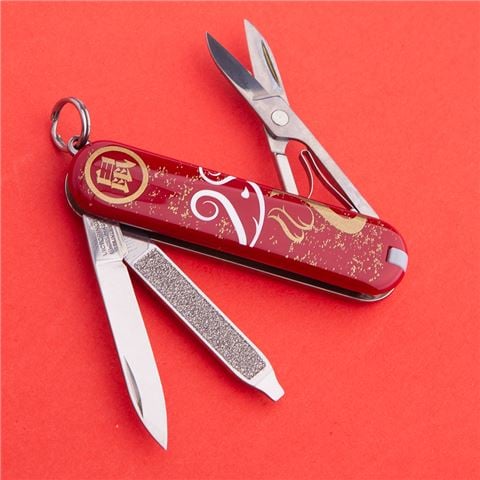 Victorinox Swiss Army Knives - Classic Limited Edition Year of The Rat Red