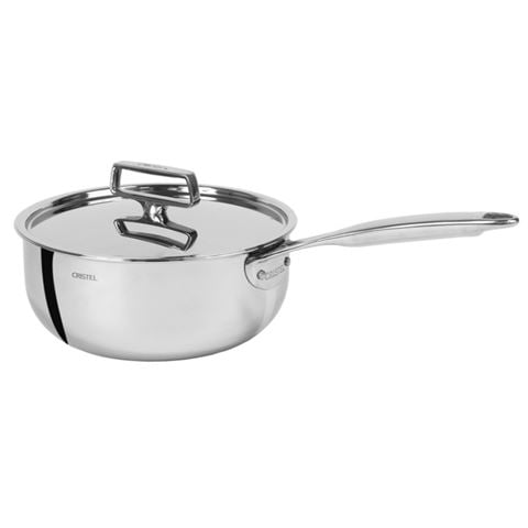 Cristel Castel Pro 5-Ply Stainless Steel Saucepan 16cm - Peter's of Kensington