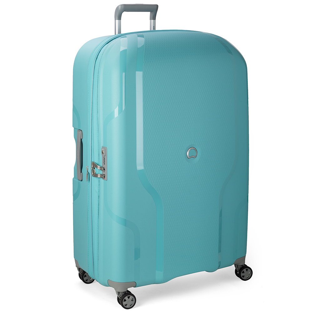 NEW Delsey Clavel Expandable Spinner Case Teal Blue 82.5cm