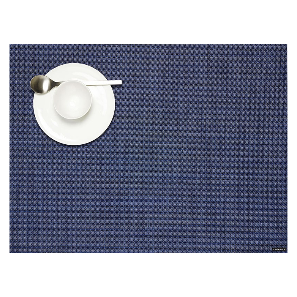 Chilewich Mini Basketweave Placemat Indigo Peter's of Kensington