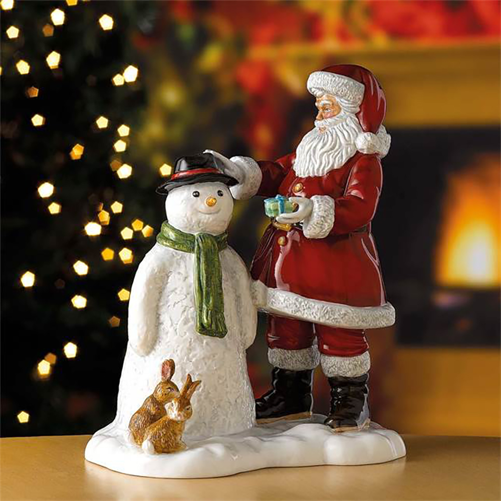 Royal Doulton Christmas Santa's Snow Buddy 24cm Peter's of Kensington